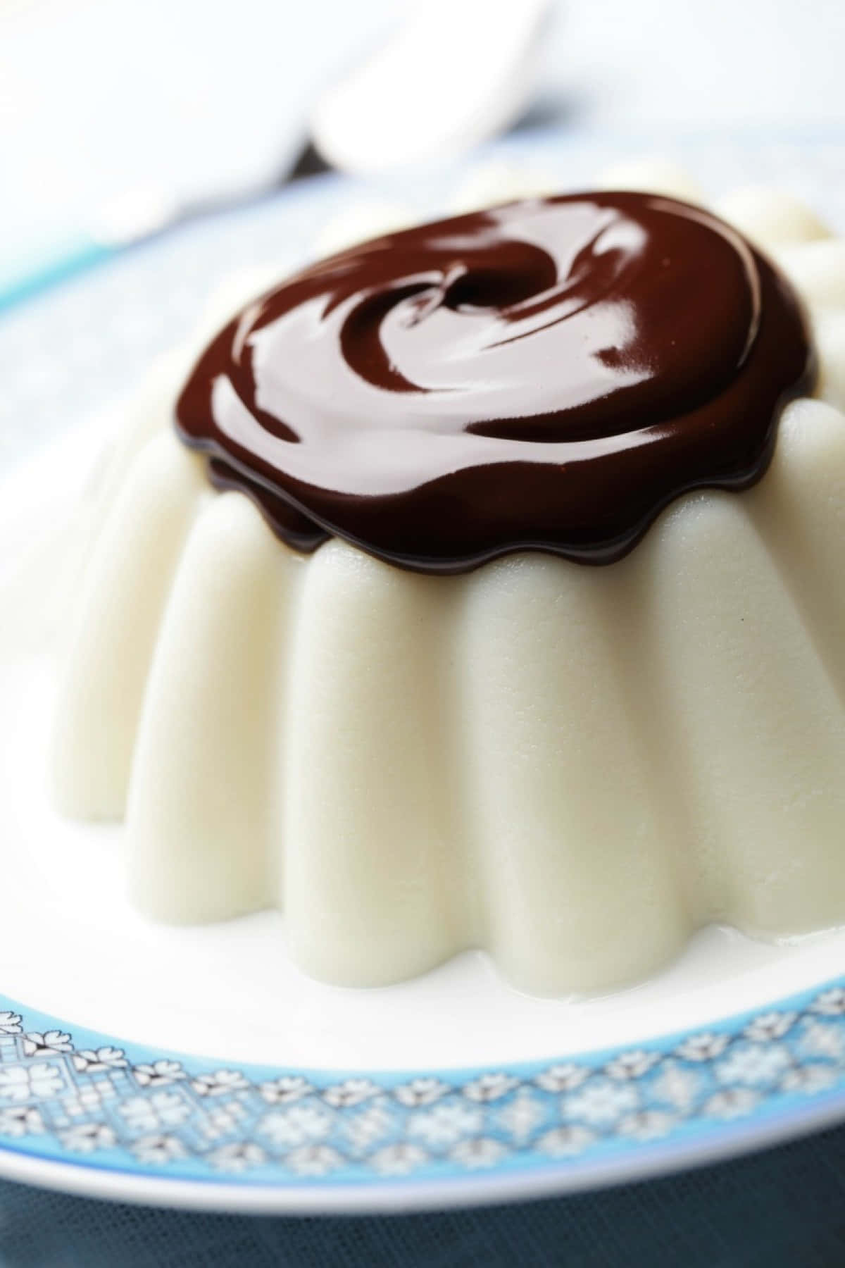 "A Blancmange dessert: sweet, light and delicious!" Wallpaper