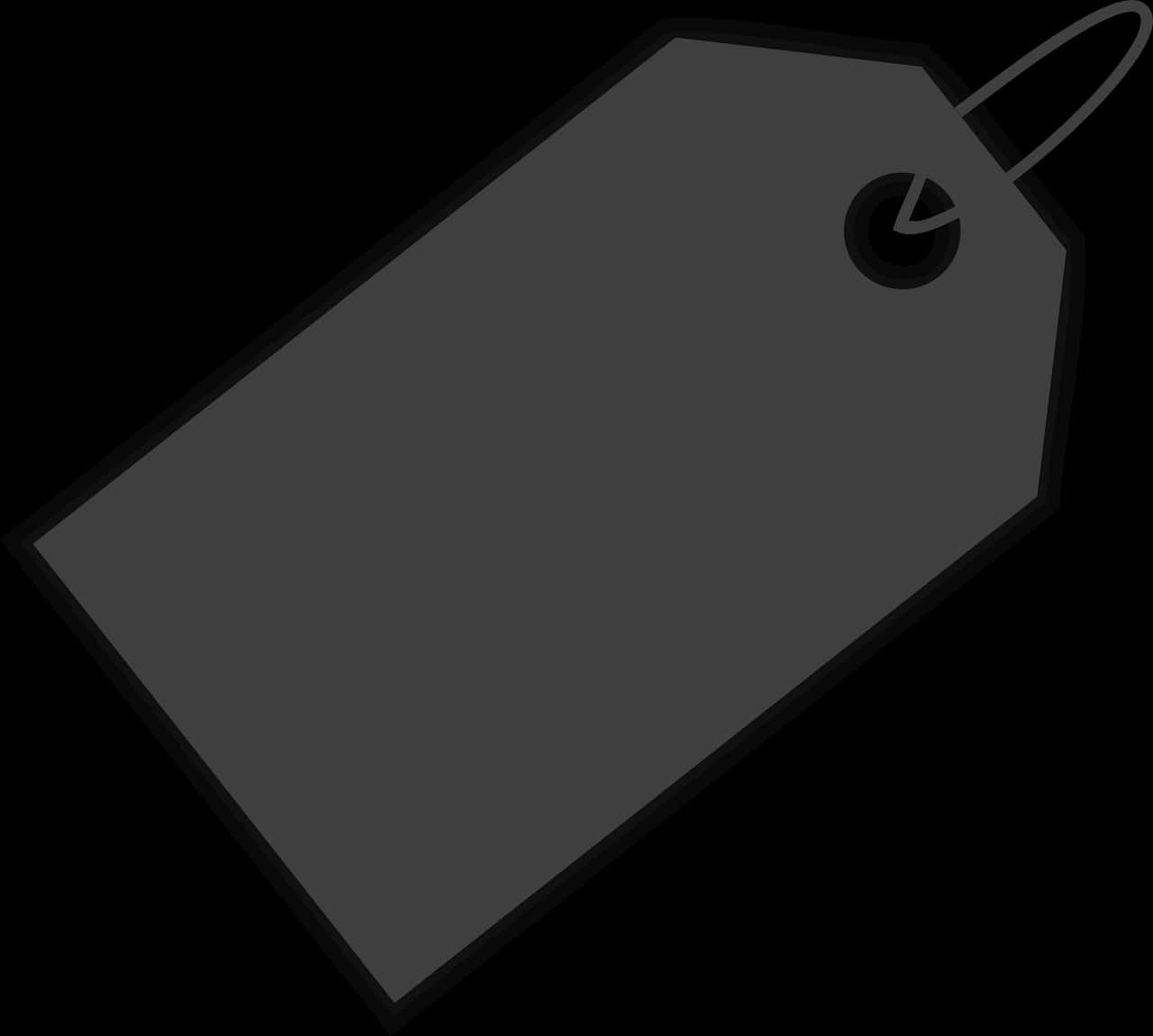 Download Blank Black Price Tag Graphic | Wallpapers.com
