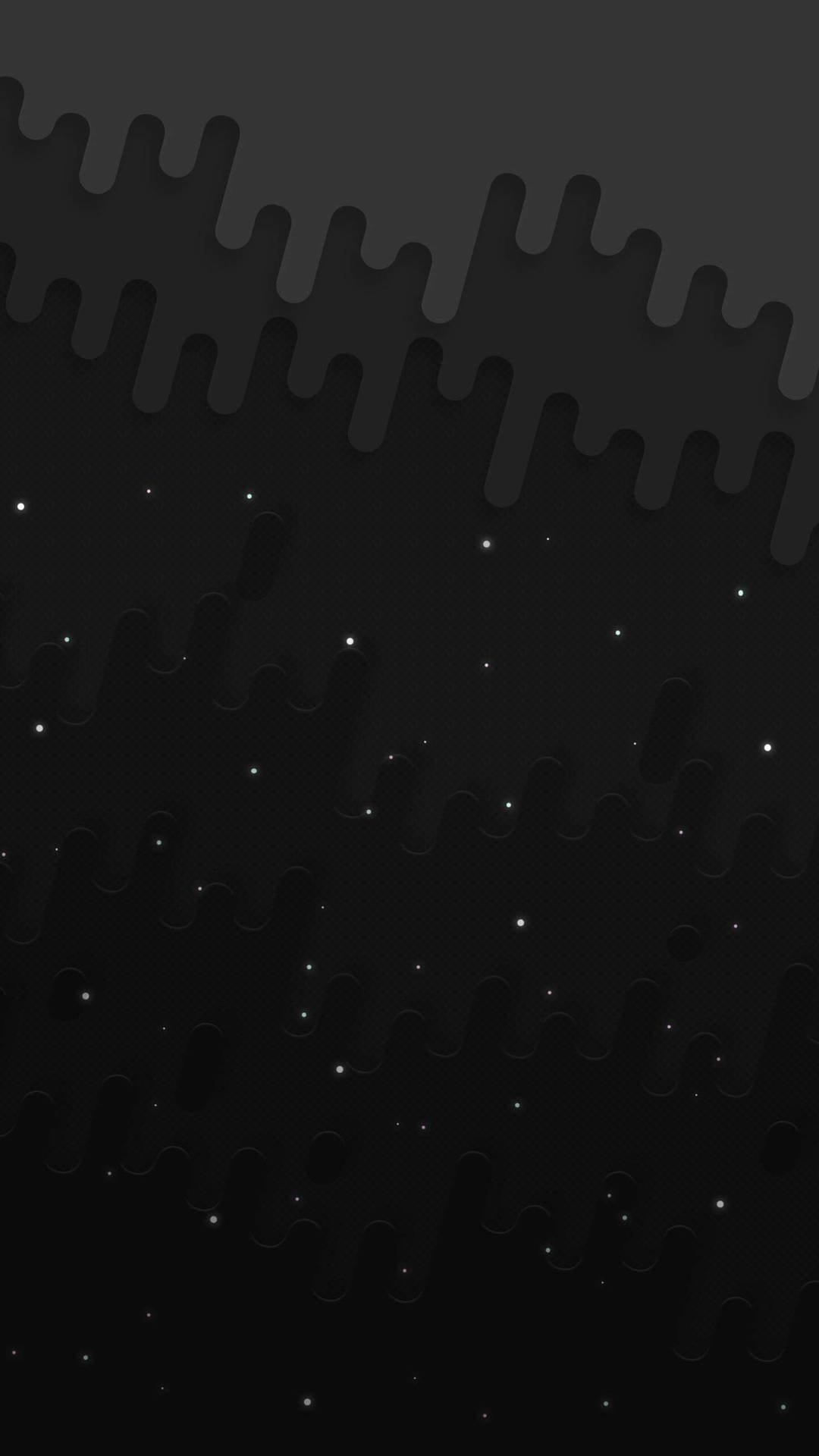 Blank Black With Sparkles And Drip Design Wallpaper