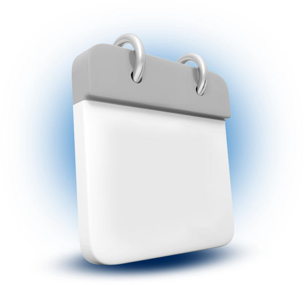 Blank Calendar Icon3 D PNG