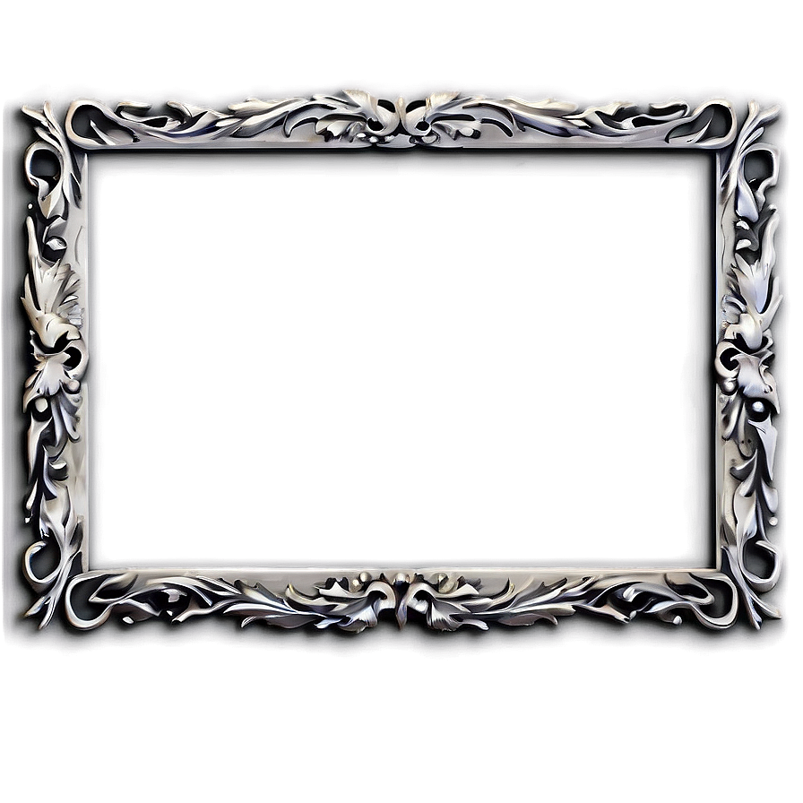 Blank Certificate Frame Png 06262024 PNG