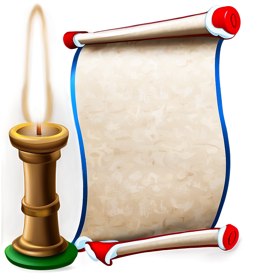 Blank Christmas Wish Scroll Png Qnx PNG