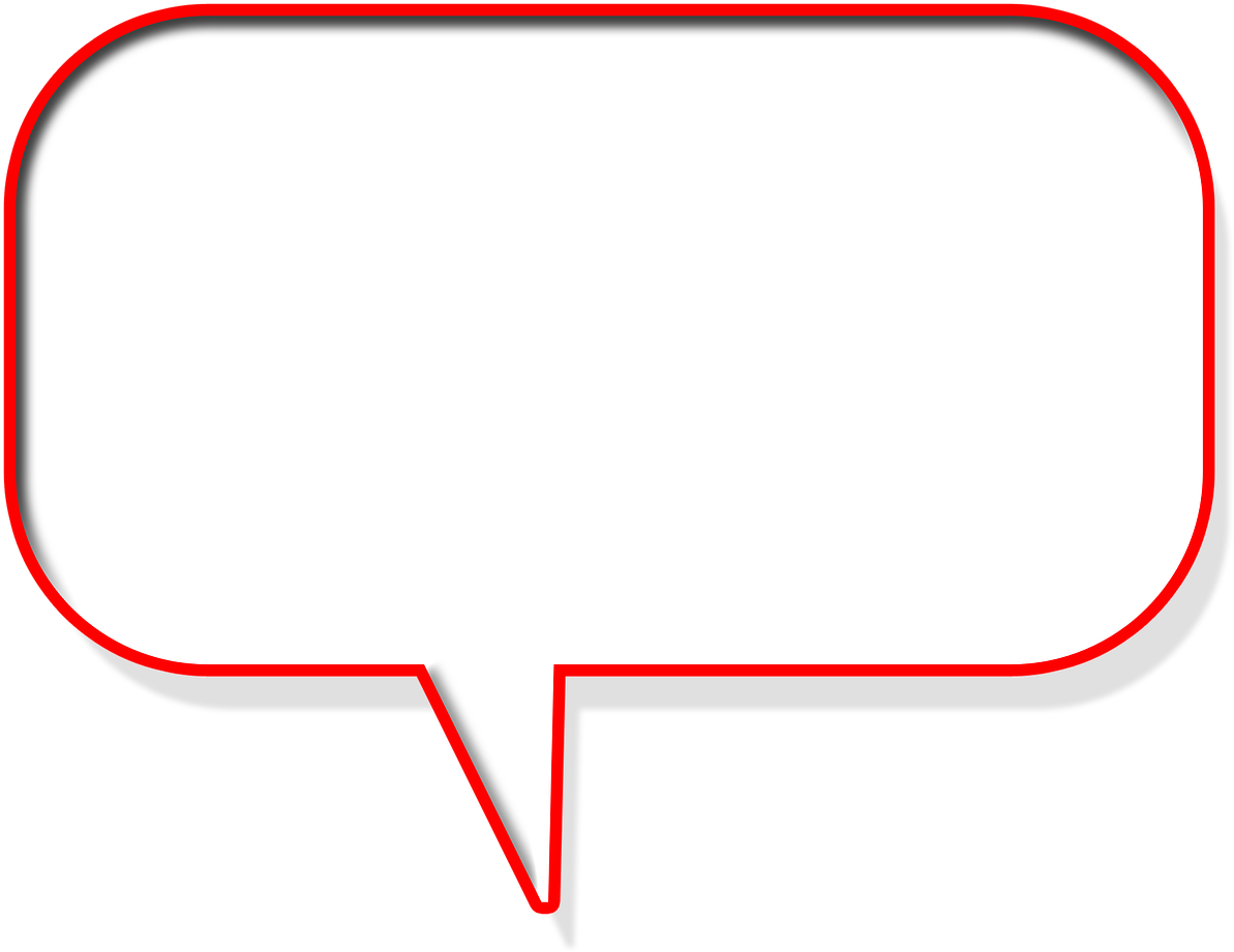 Blank Comic Speech Bubble PNG