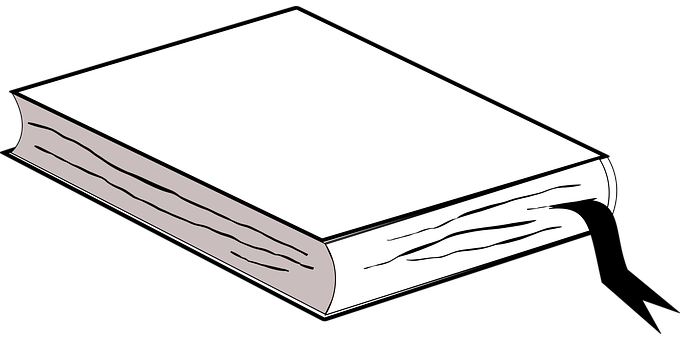 Blank Cover Book Illustration PNG