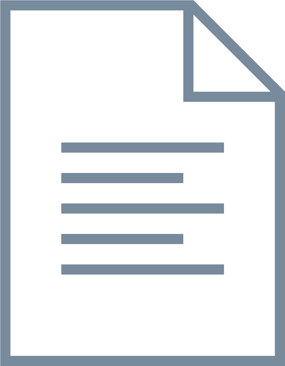 Blank Document Icon PNG