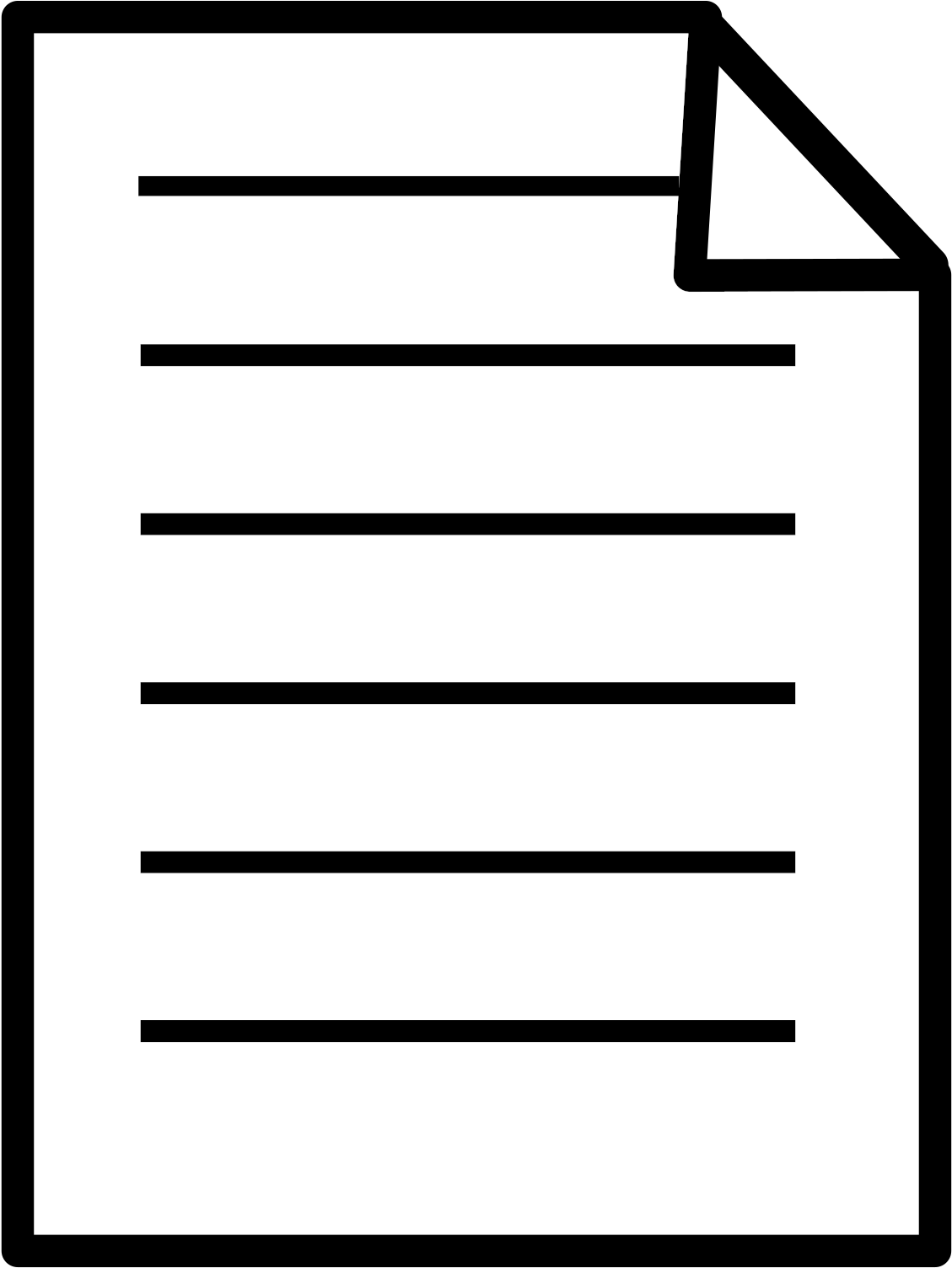 Blank Document Icon PNG
