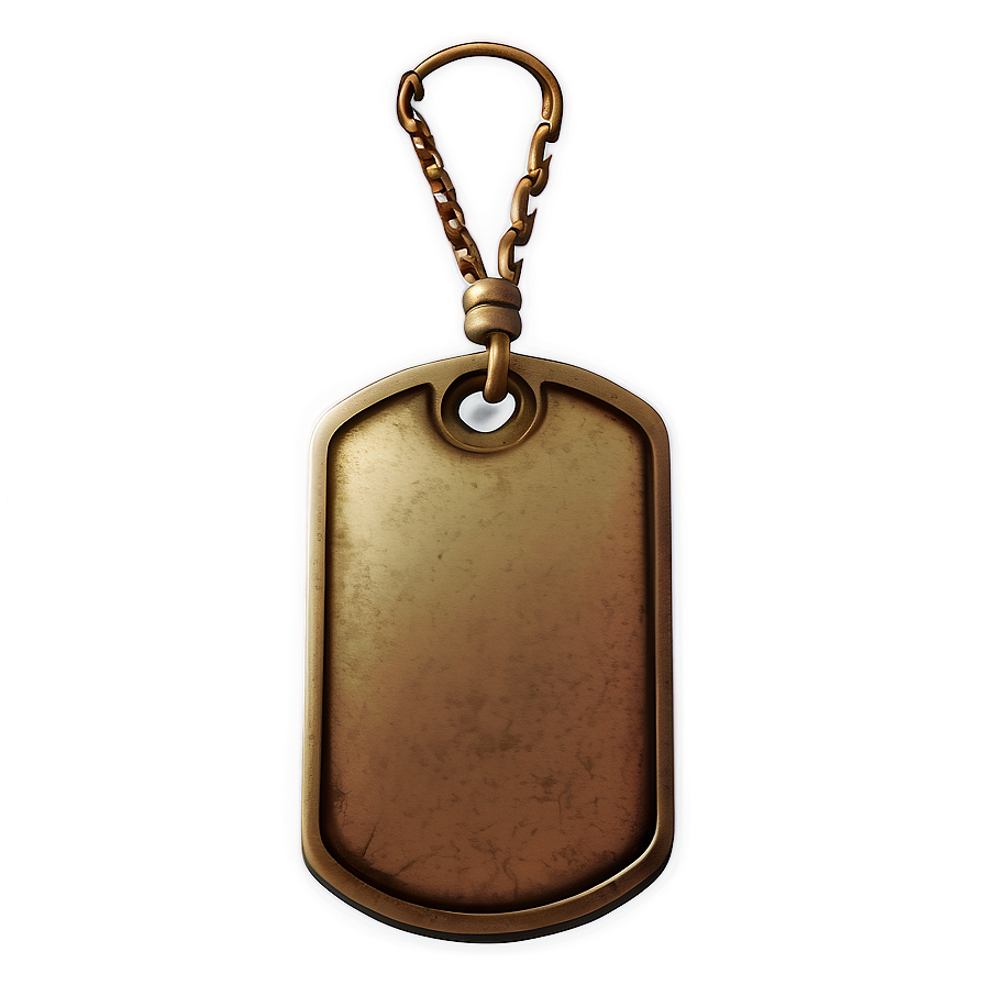 Blank Dog Tag Mockup Png Wak3 PNG