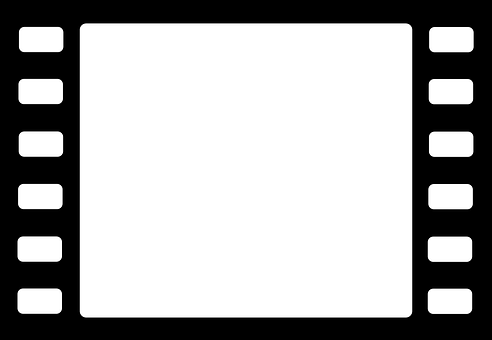 Blank Film Frame Template PNG