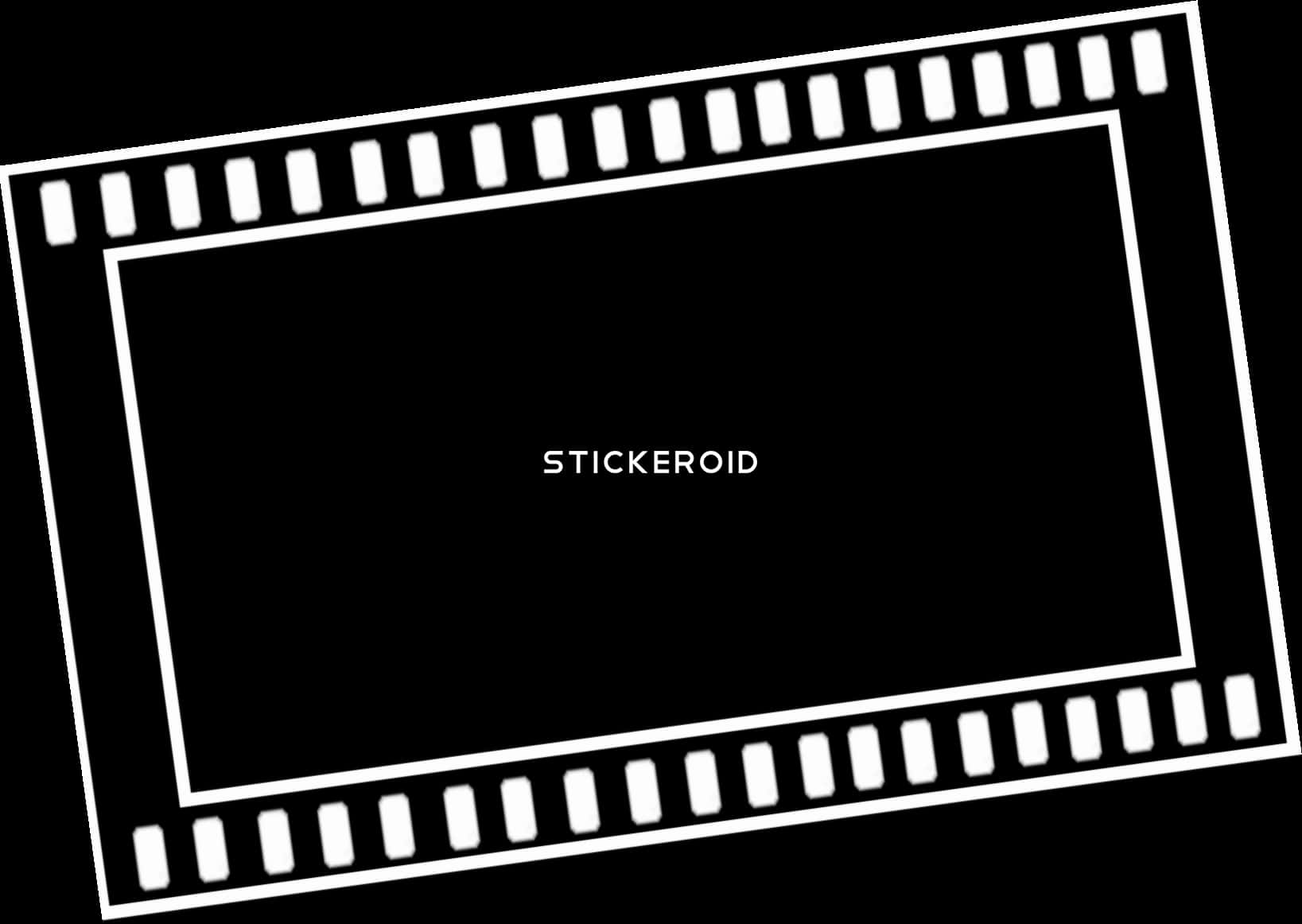 Blank Film Strip Frame PNG