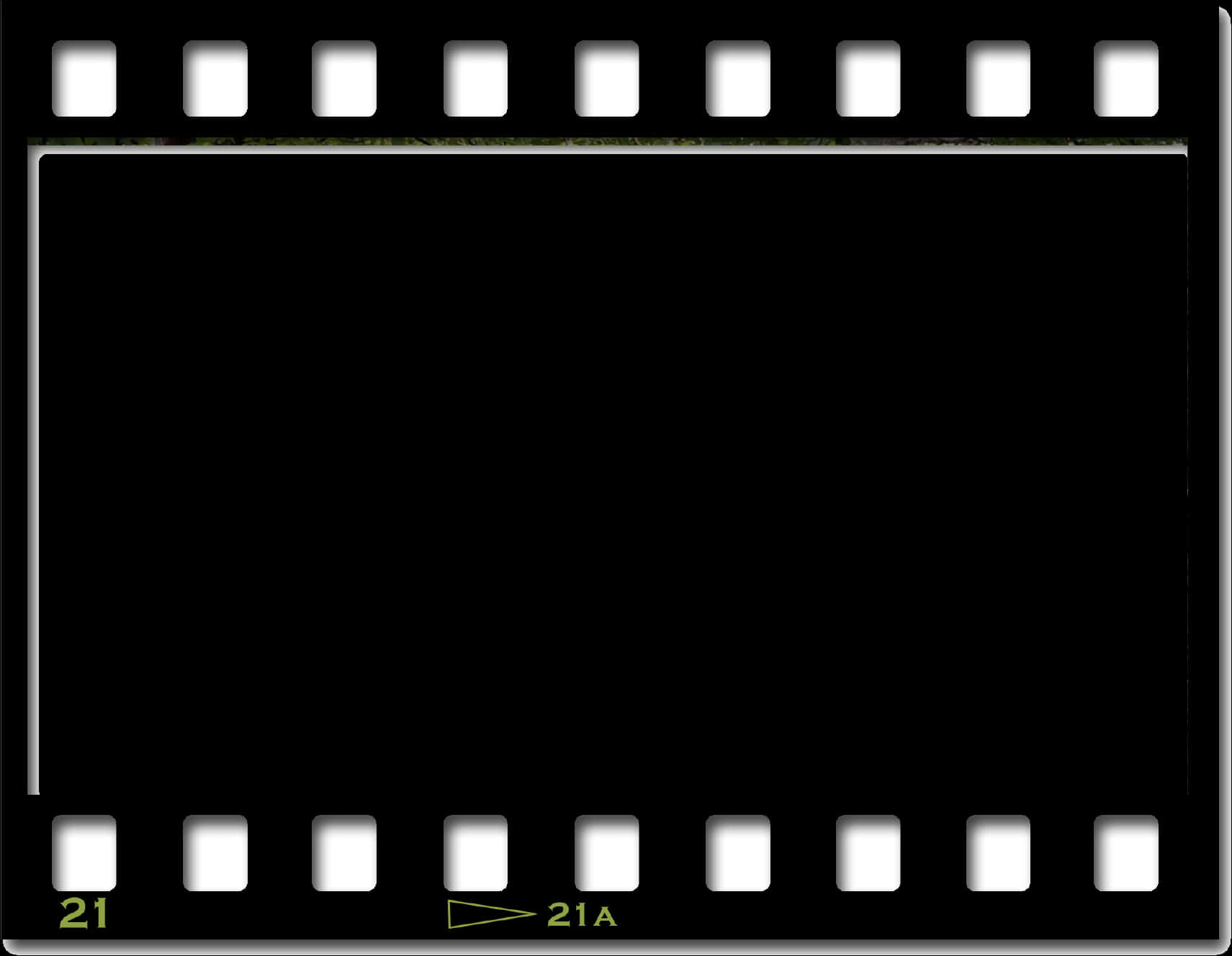Blank Film Strip Frame PNG