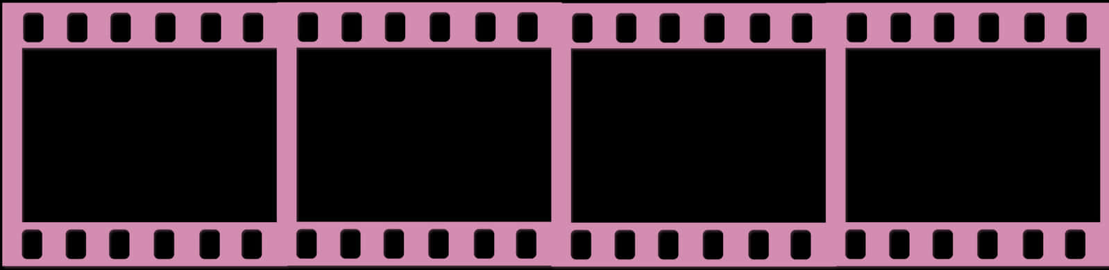 Blank Film Strip Template PNG