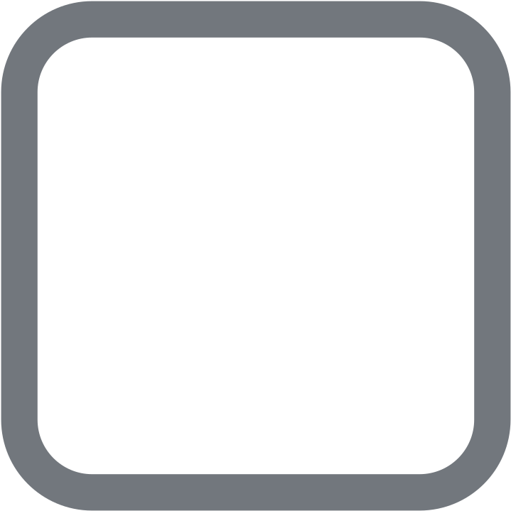 Blank Grey Square PNG