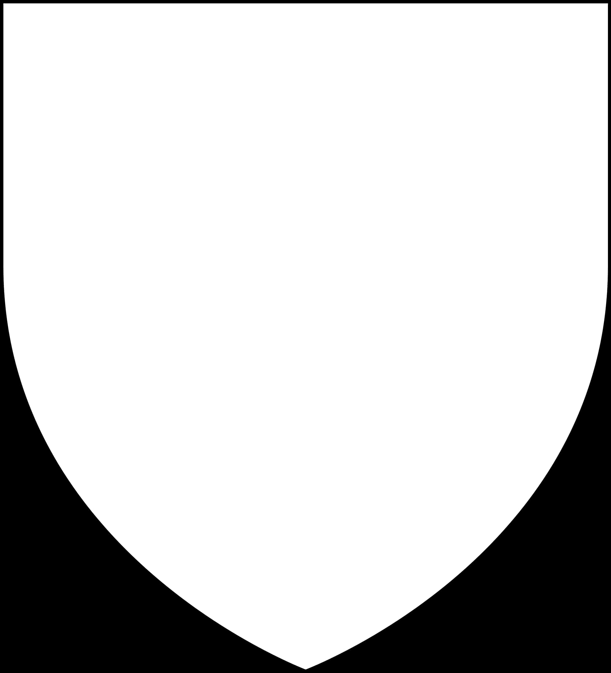 Blank Heraldic Shield Outline PNG