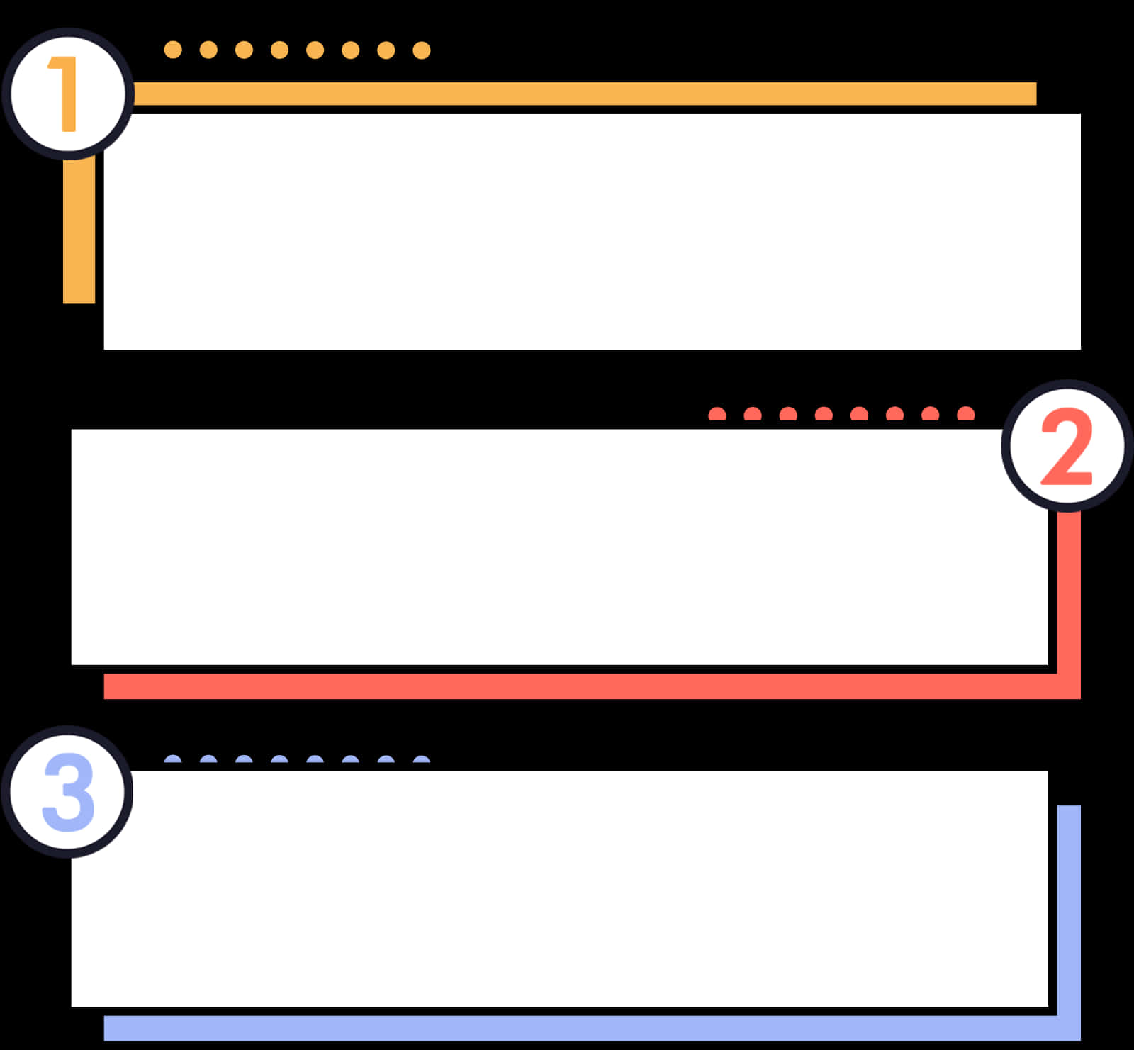 Blank Infographic Template Design PNG