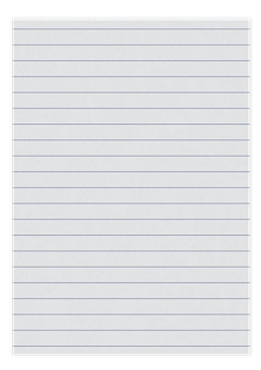 Blank Lined Paper PNG