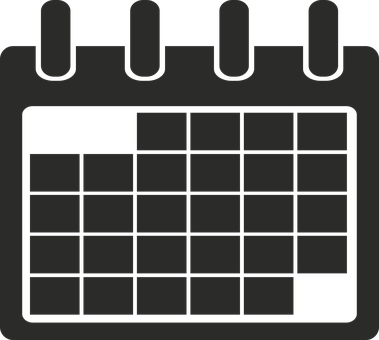 Blank Monthly Calendar Icon PNG