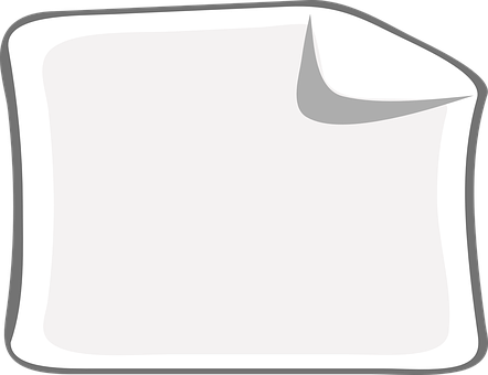 Blank Note Paper Graphic PNG