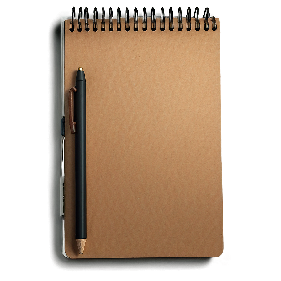 Blank Notebook Png 05252024 PNG