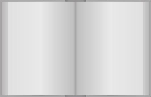 Blank Open Book Mockup PNG