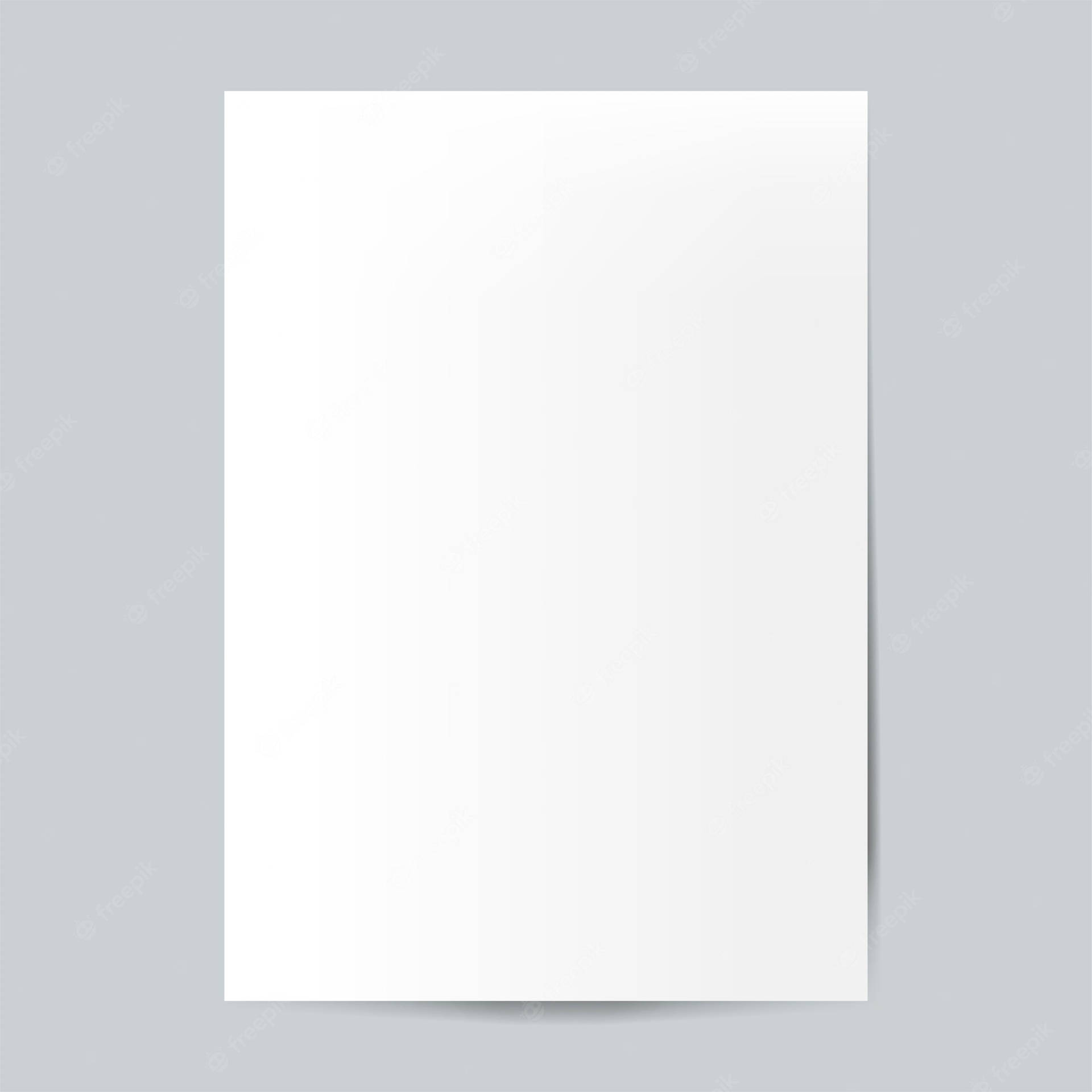 Crisp Blank Page Wallpaper