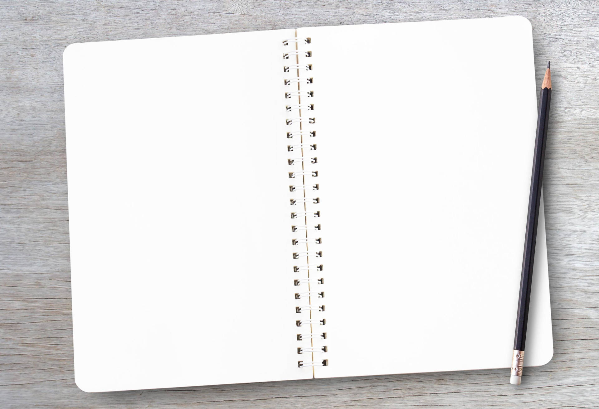 Pure Blank Page from a Notepad Wallpaper