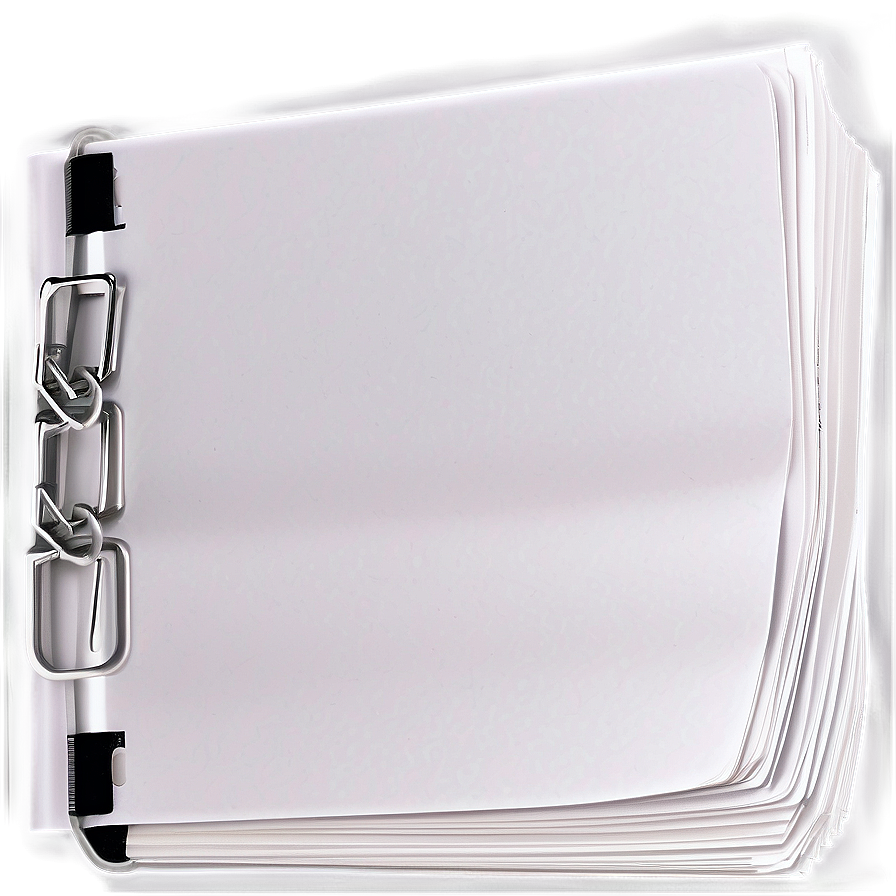 Blank Paper Stack Png 43 PNG