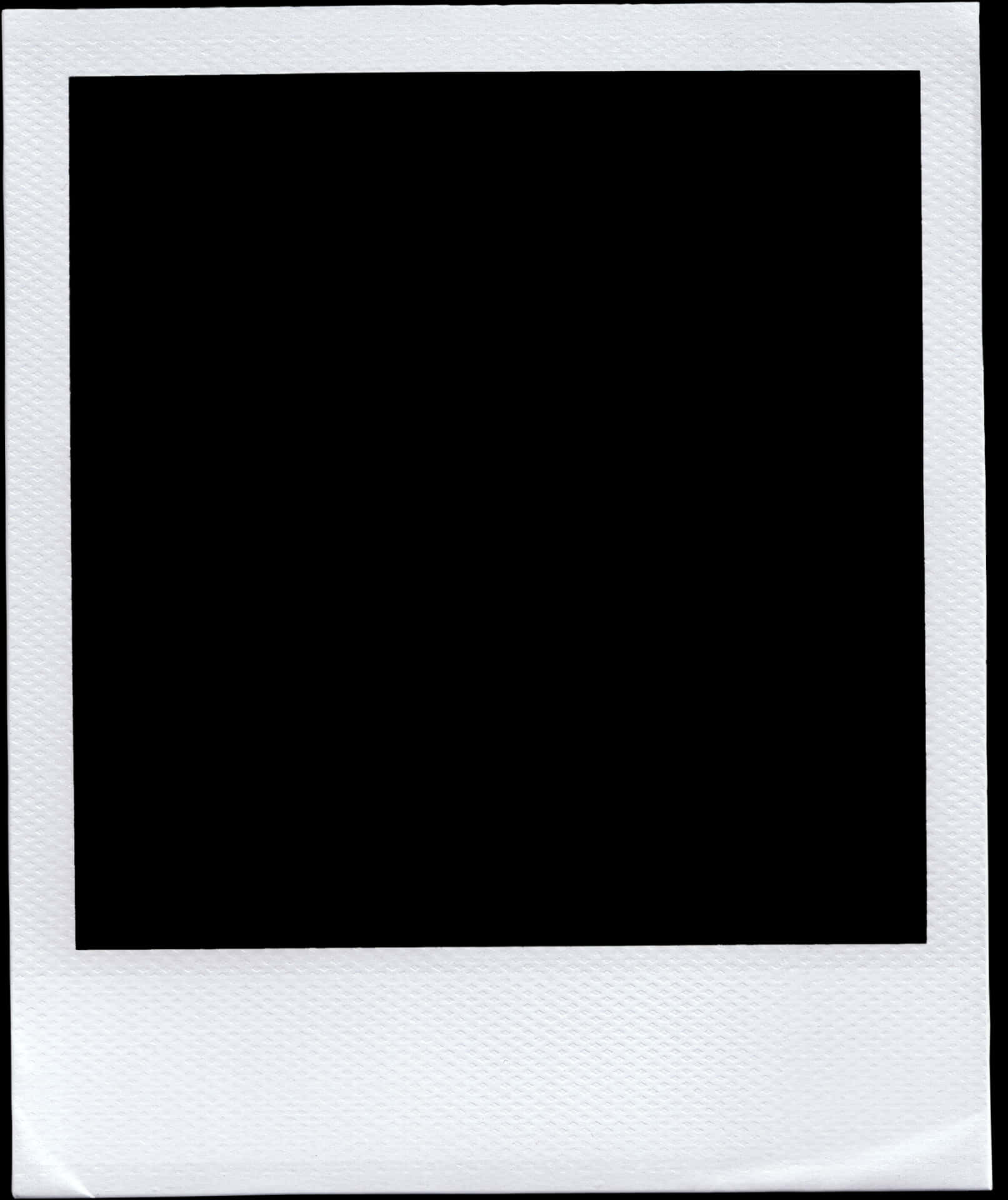 Blank Polaroid Frame PNG