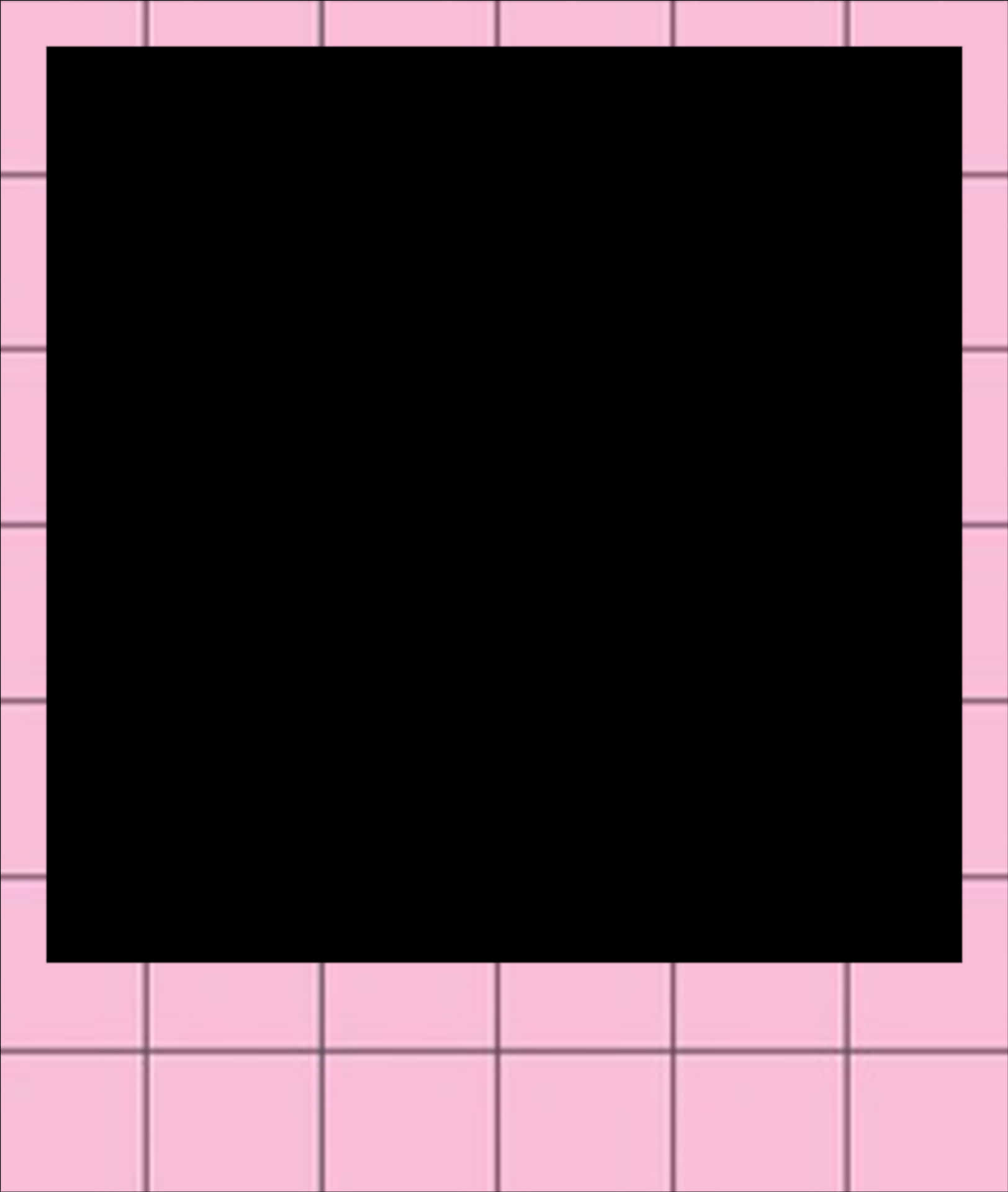 Blank Polaroid Frame Pink Background PNG