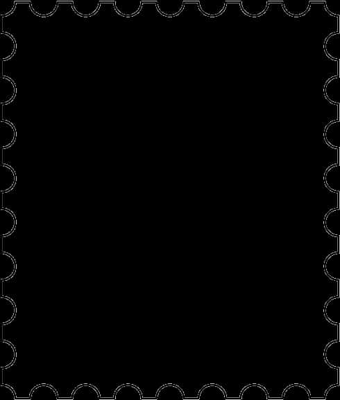 Blank Postage Stamp Template PNG