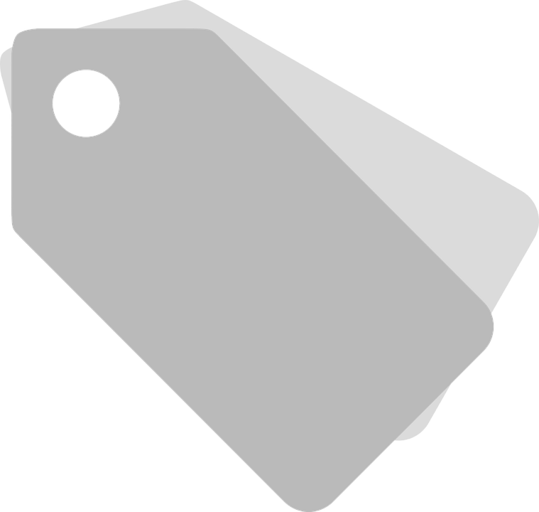 Blank Price Tag Template PNG