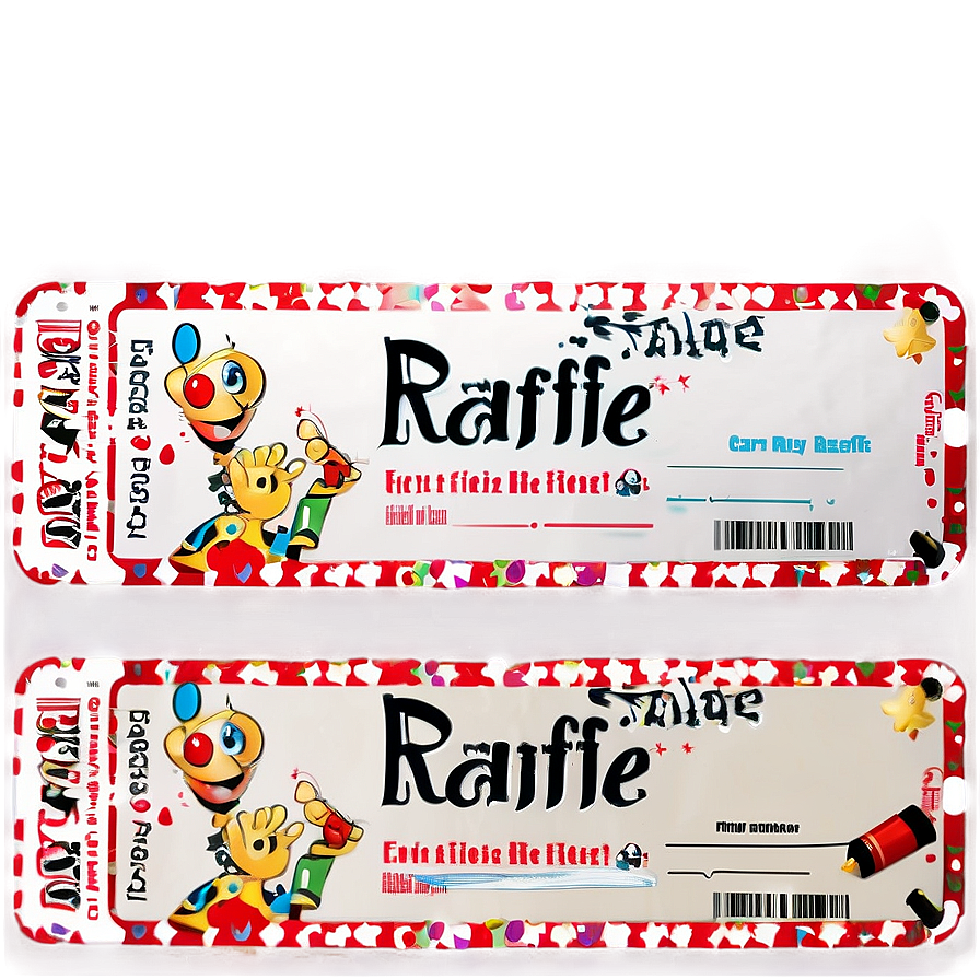 Blank Raffle Ticket Template Png 06262024 PNG