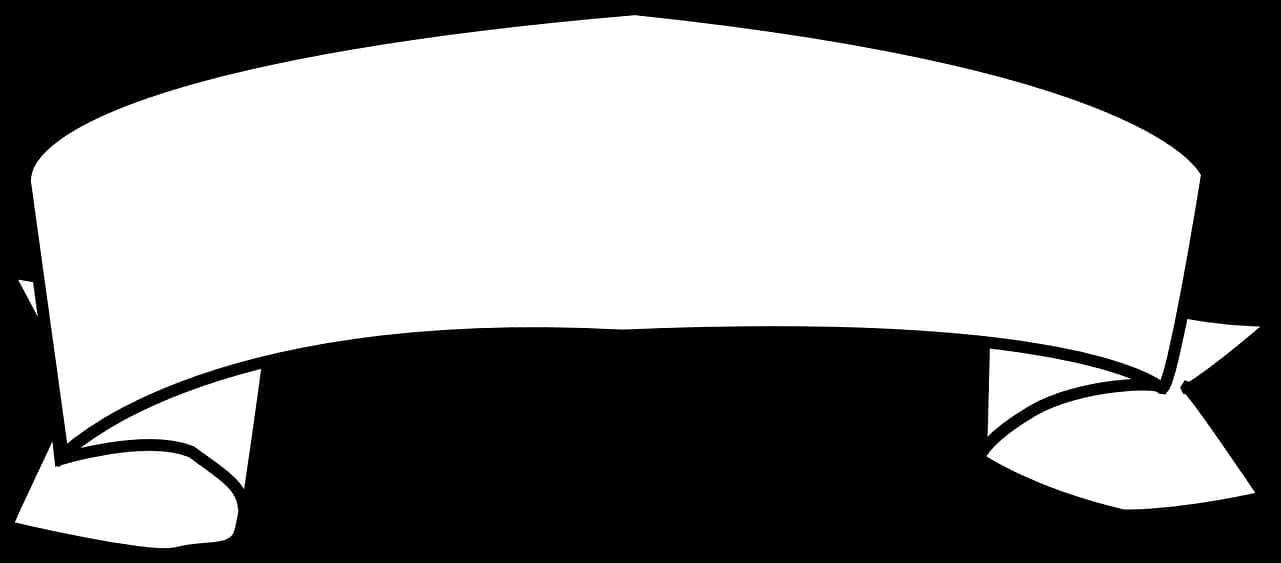 Blank Scroll Banner Graphic PNG