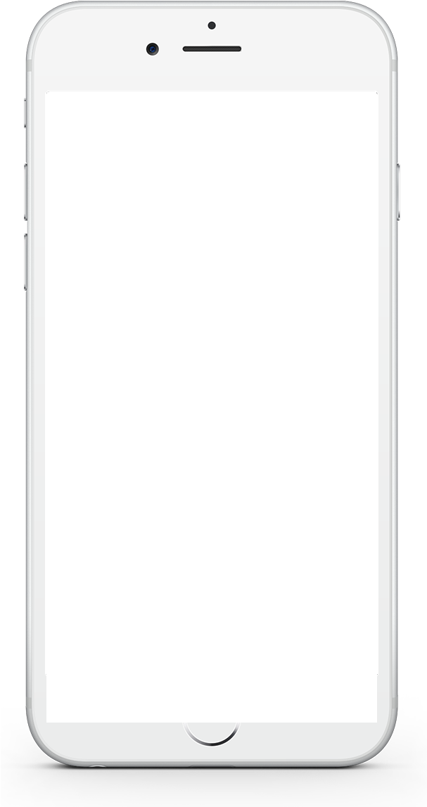 Blank Smartphone Screen Mockup PNG