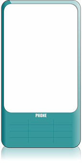 Blank Smartphone Template PNG