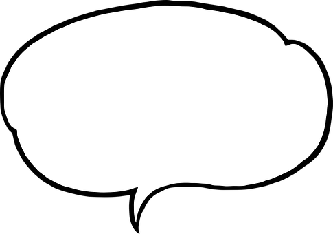 Blank Speech Bubble Graphic PNG