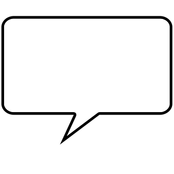 Blank Speech Bubble Icon PNG