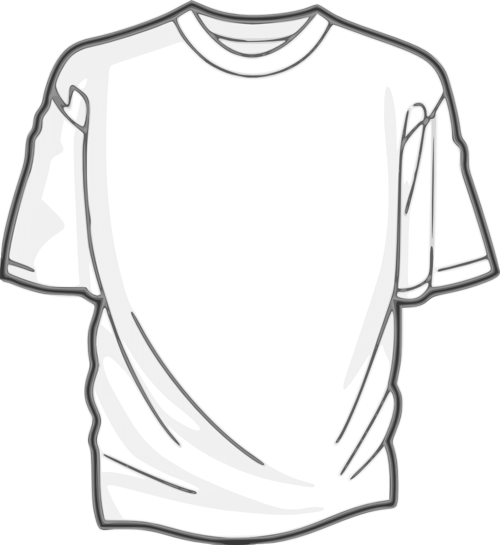 Blank T Shirt Graphic Outline PNG