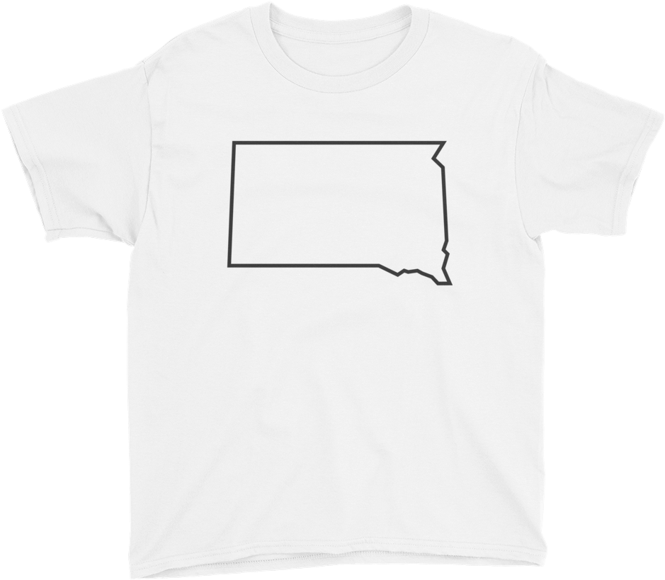 Blank T Shirtwith Black Outline PNG