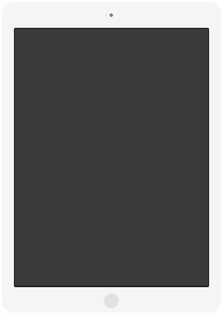 Blank Tablet Screen PNG