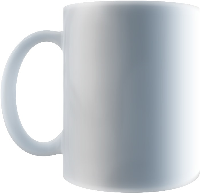 Blank White Coffee Mug PNG