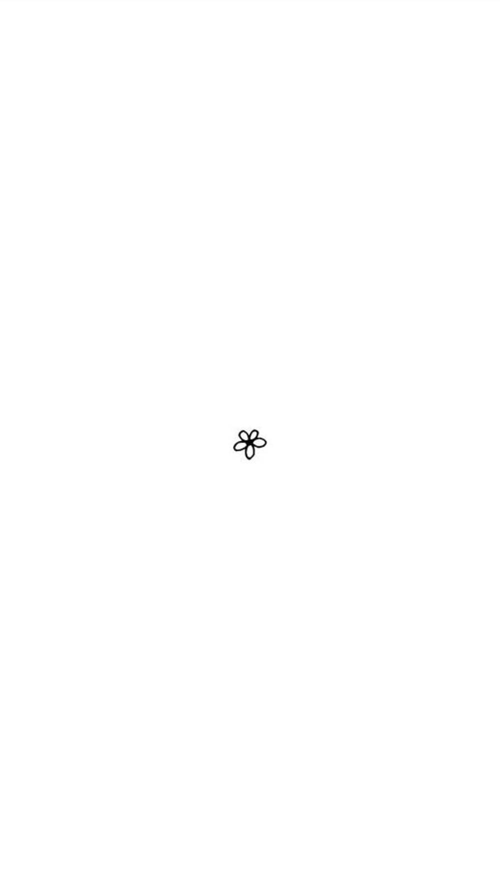 Blank White Flower Drawing Picture