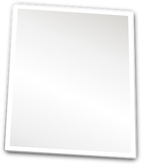 Blank White Paper Sheet PNG
