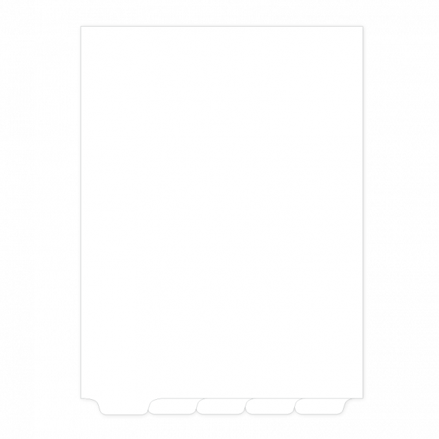 Blank White Paper Sheet PNG