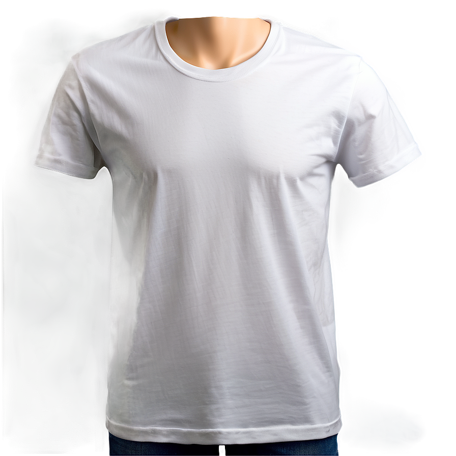 Blank White T-shirt Design Mockup Png Dhr PNG