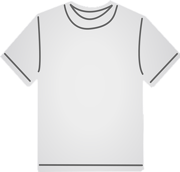 Blank White T Shirt Graphic PNG