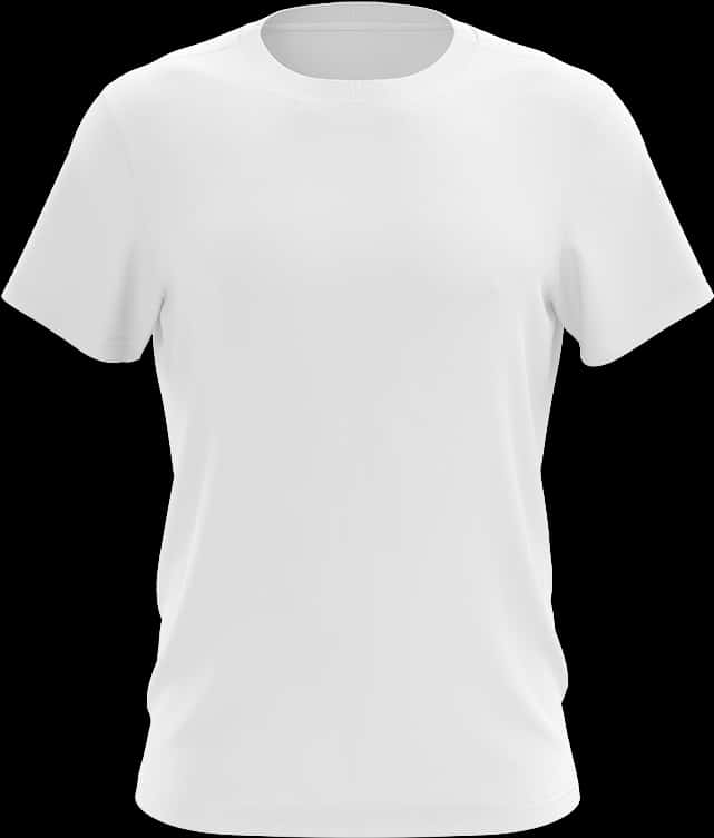 Blank White T Shirt Mockup PNG