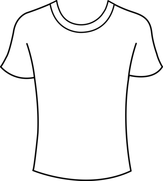 Blank White T Shirt Template PNG