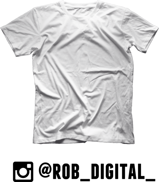 Blank White T Shirt Template PNG