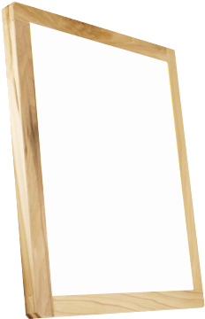 Blank Wooden Frame Display PNG