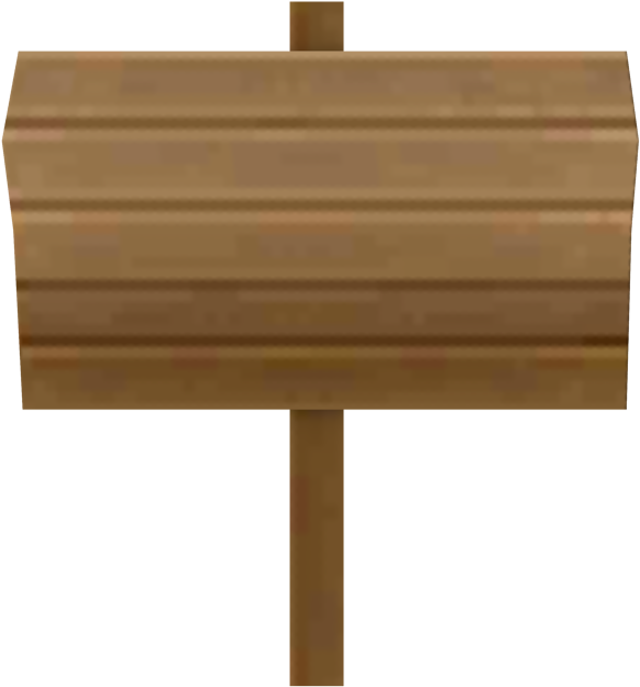 Blank Wooden Sign Placard PNG